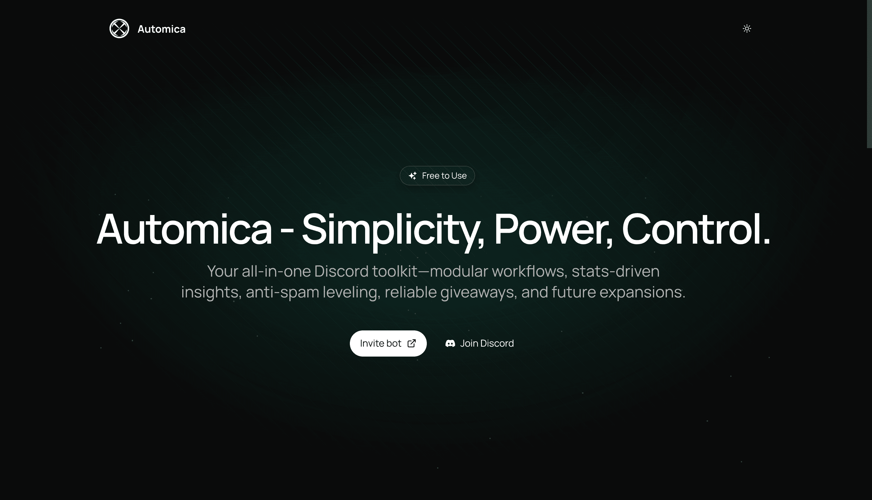 Automica preview dark